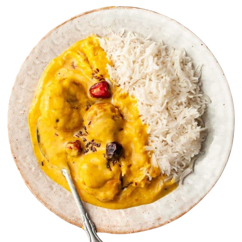 Punjabi Kadhi & Rice